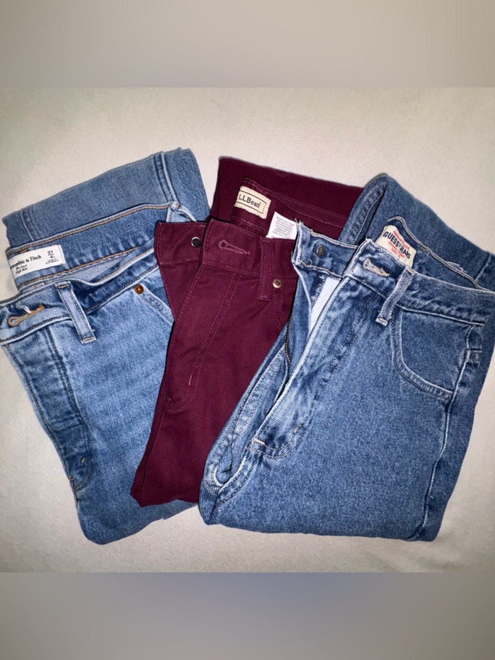 Guess, LL Bean, and Abercrombie & Finch SZ 4 Bundle